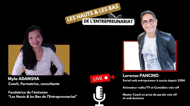 De saltimbanque, en passant par 430 000€ de dettes à leader du web et Master Coach Lorenzo Pancino